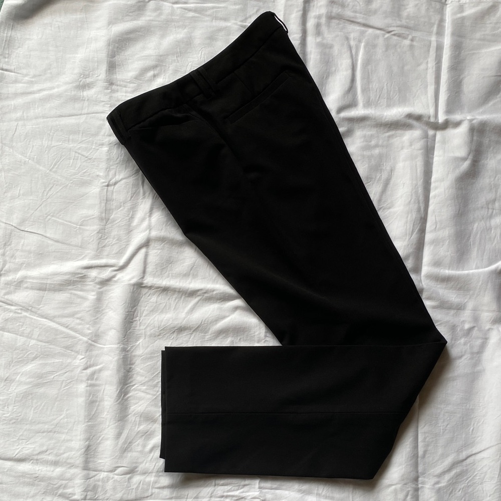 Amanda & Chelsea  Black Straight Leg Pants, size 8, very good used condition